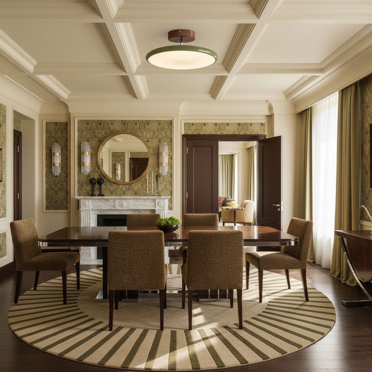 Brondela | Rotating Arc Minimalist Directional Overhead Ceiling Light