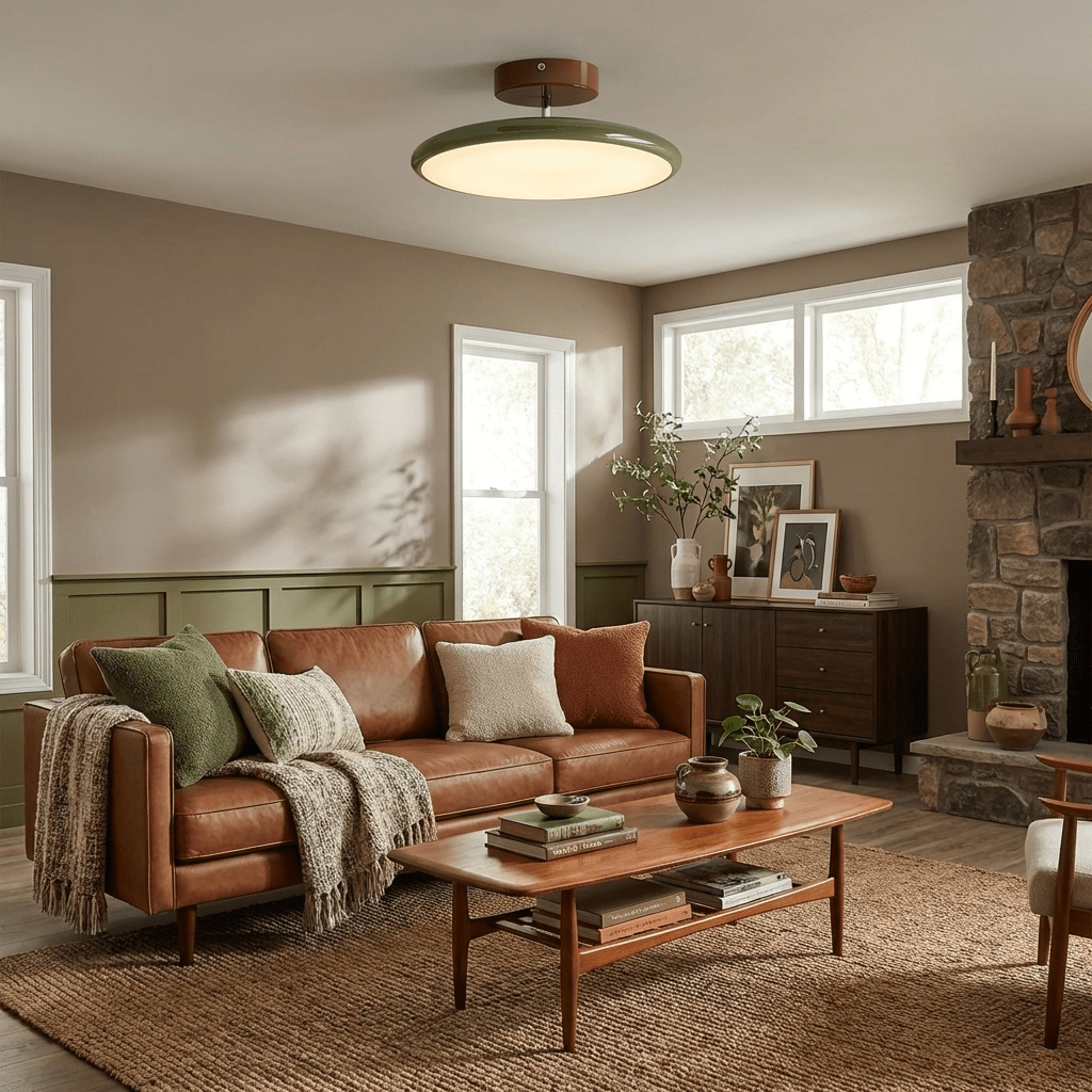 Brondela | Rotating Arc Minimalist Directional Overhead Ceiling Light