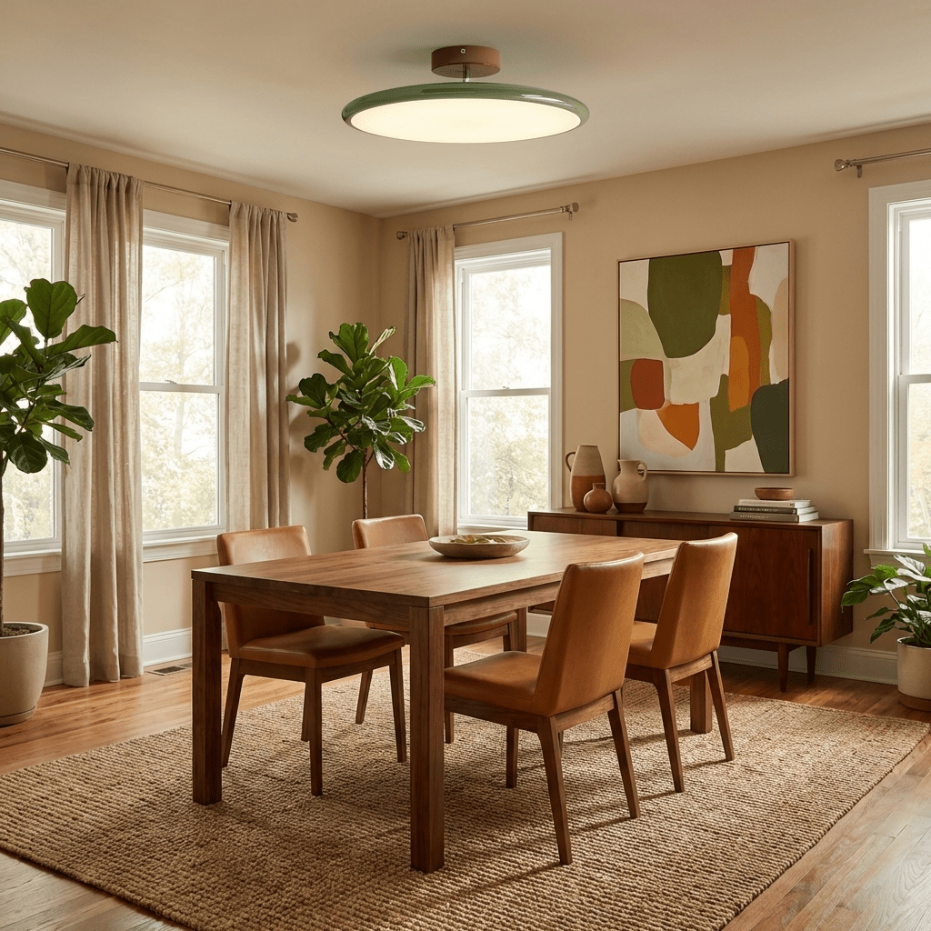 Brondela | Rotating Arc Minimalist Directional Overhead Ceiling Light