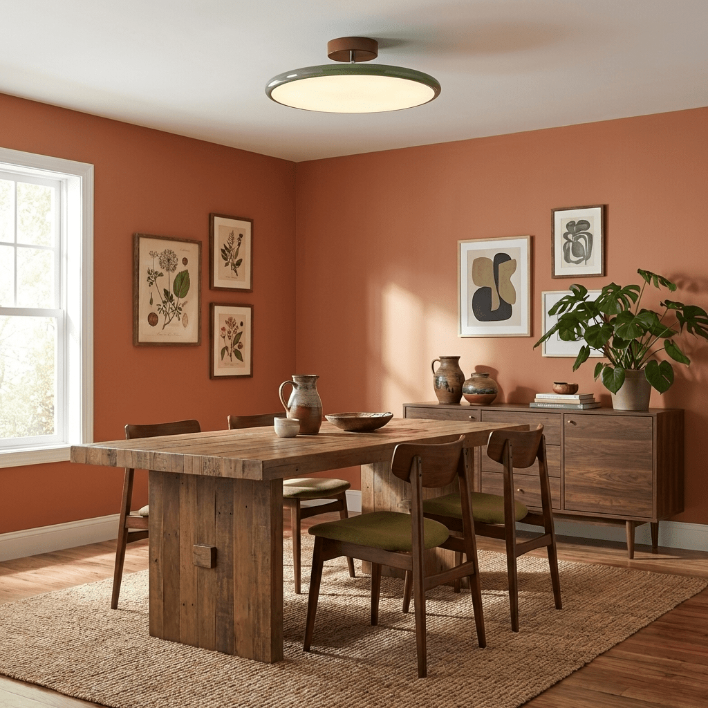 Brondela | Rotating Arc Minimalist Directional Overhead Ceiling Light