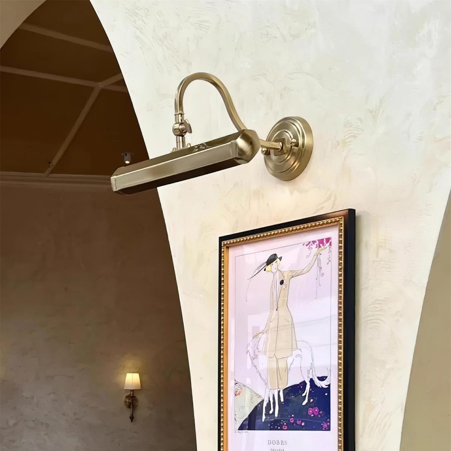 Aerisue | Luxury Sculptural Geometric Frame Accent Wall Light
