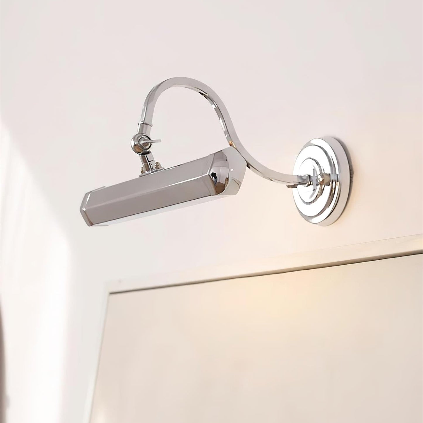 Aerisue | Luxury Sculptural Geometric Frame Accent Wall Light