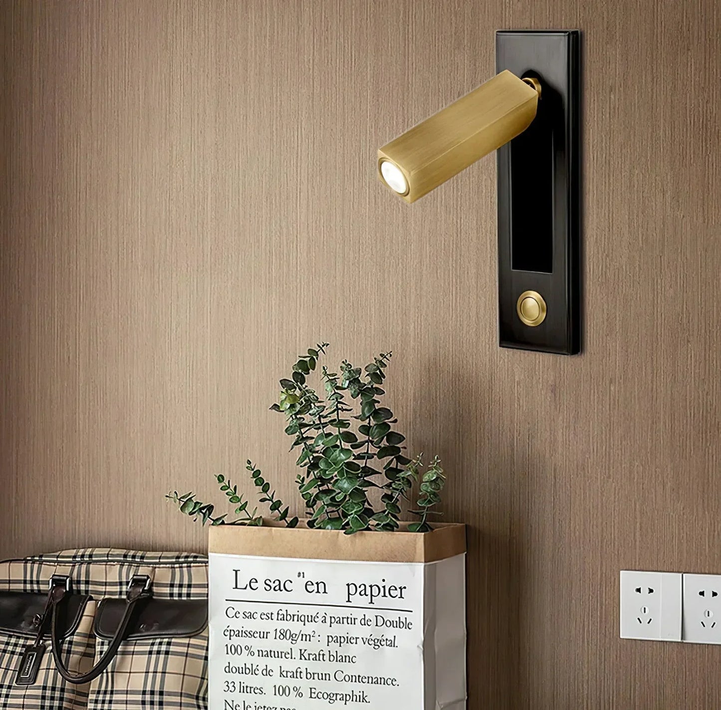 Arisha | Modern Rotatable Reading Spotlight Bedside Wall Sconce