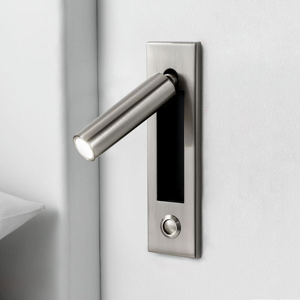 Vaelenor | Minimalist Concealed Retractable Bedside Reading Wall Light