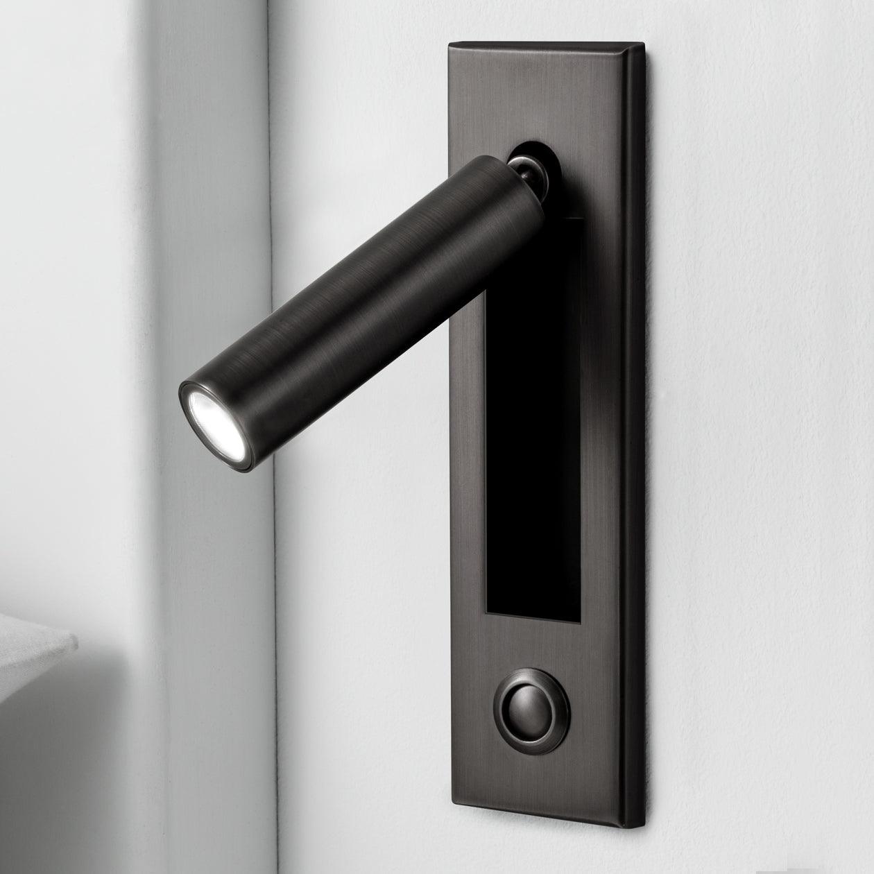Vaelenor | Minimalist Concealed Retractable Bedside Reading Wall Light