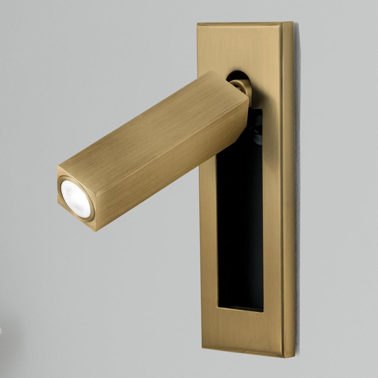 Vaelenor | Minimalist Concealed Retractable Bedside Reading Wall Light