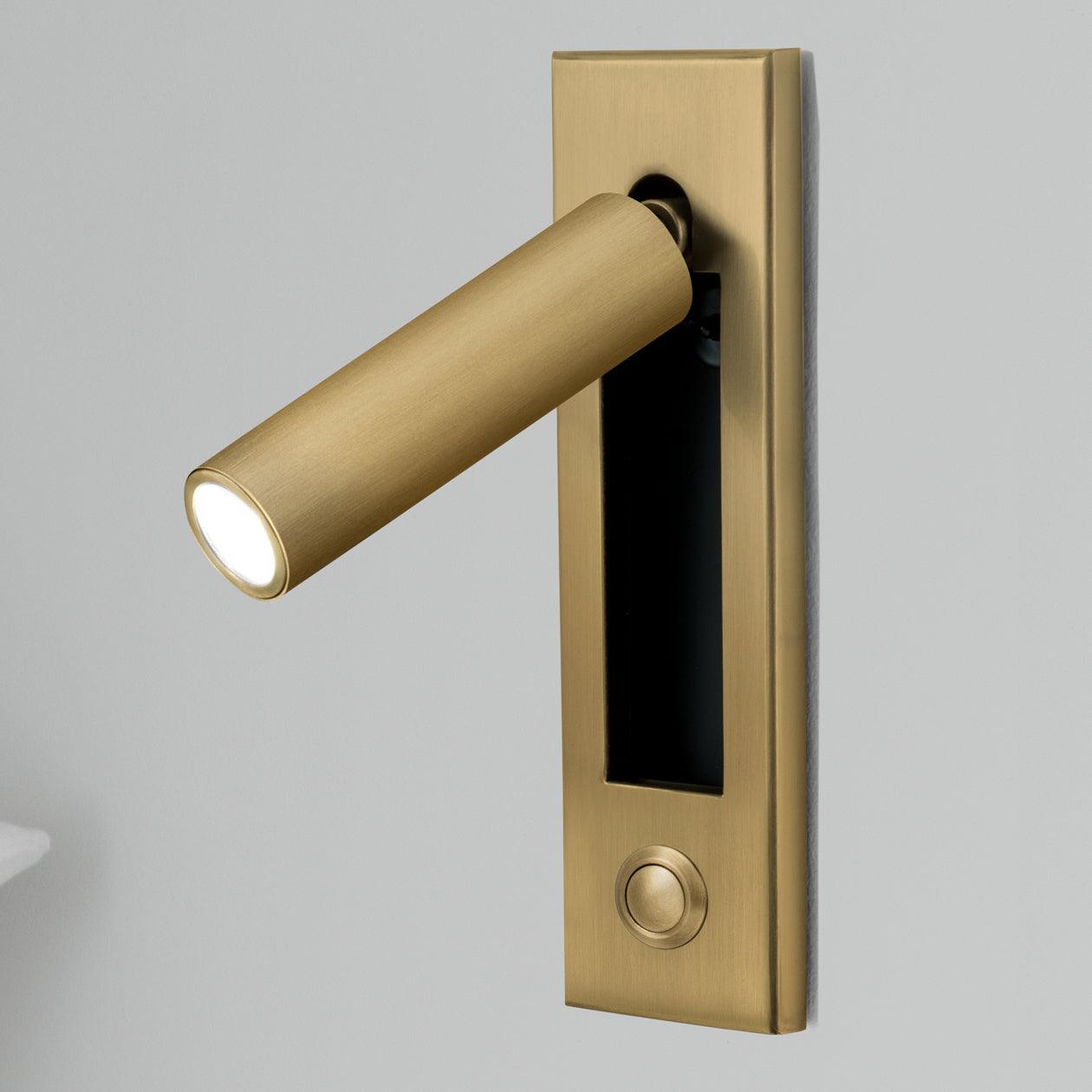 Vaelenor | Minimalist Concealed Retractable Bedside Reading Wall Light