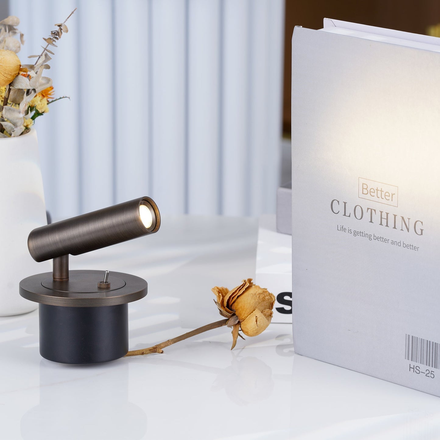 Evorne | Architectural Recessed Silhouette Bedside Reading Spotlight