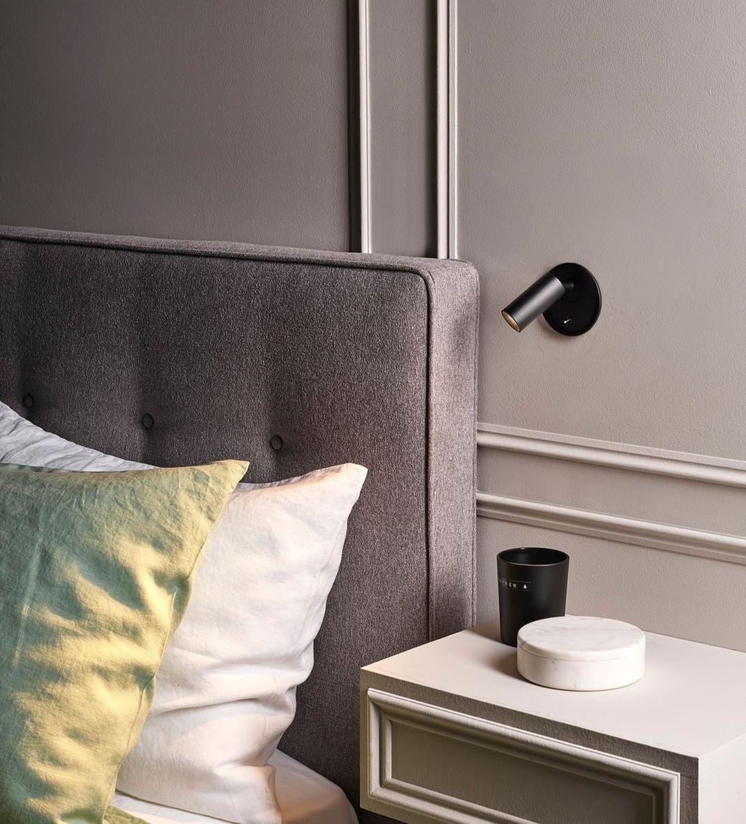 Evorne | Architectural Recessed Silhouette Bedside Reading Spotlight