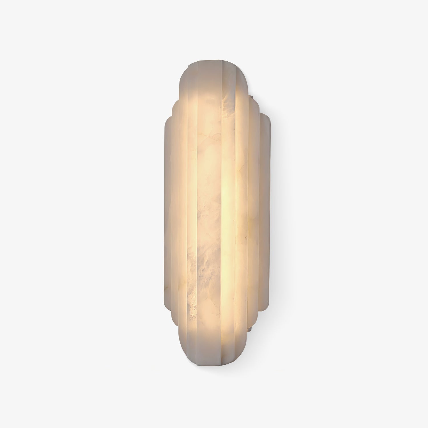 Aethelard | Art Deco Alabaster Pillar Architectural Wall Light