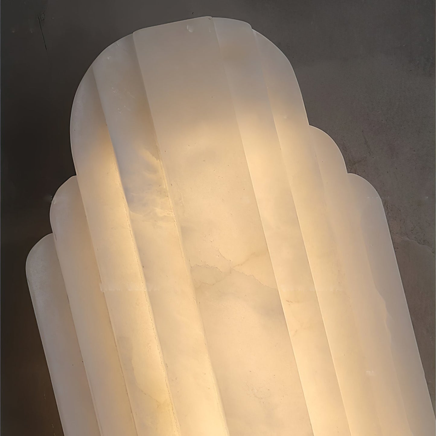 Aethelard | Art Deco Alabaster Pillar Architectural Wall Light