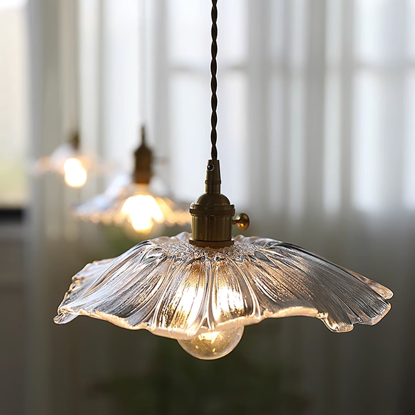 Floru | Luxury Flower Glass Ceiling and Pendant Lamp