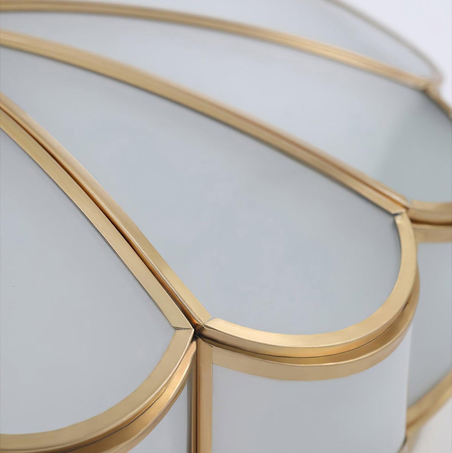 Novalux | Elegant Petal Design Frosted Glass Ceiling Light