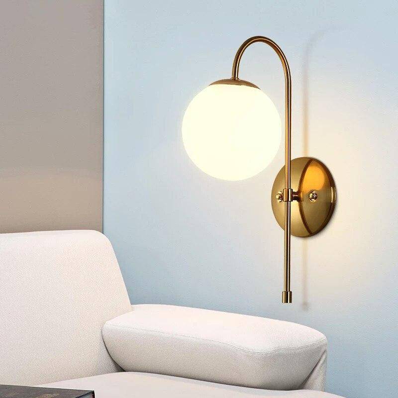 Kreyvold | Geometric Orb Sconce Wall Light Fixture