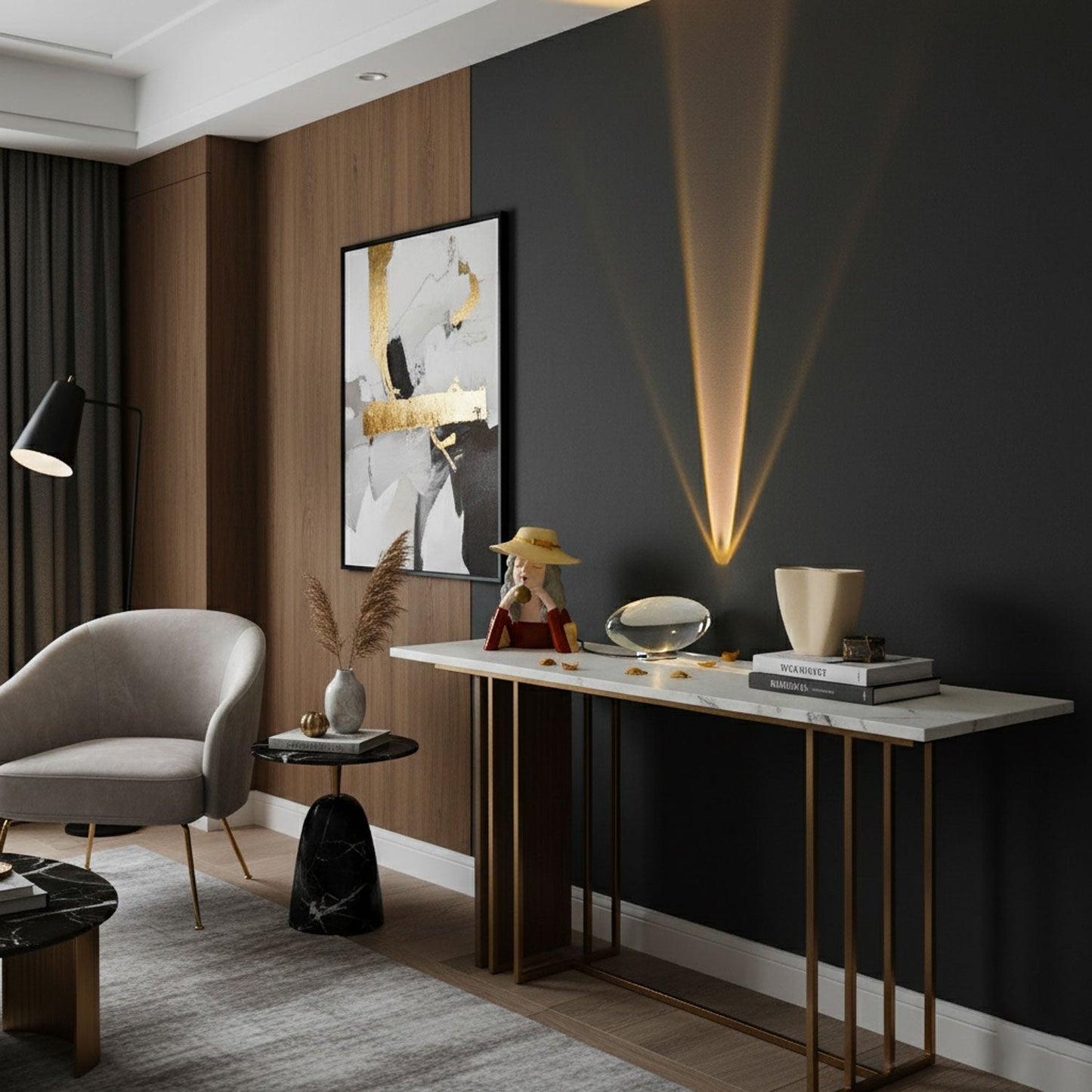 Vaelenoe | Sculptural Oval Crystal Stone Table Lamp