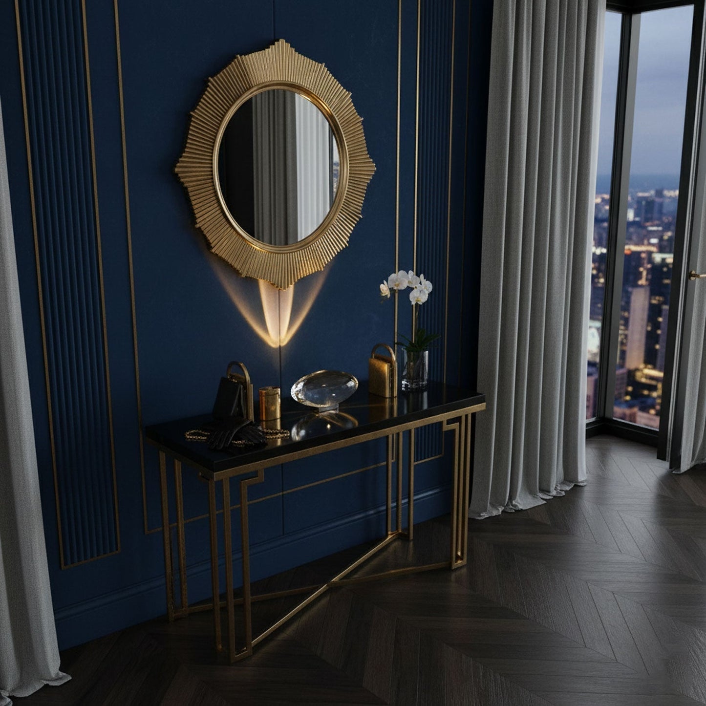 Vaelenoe | Sculptural Oval Crystal Stone Table Lamp