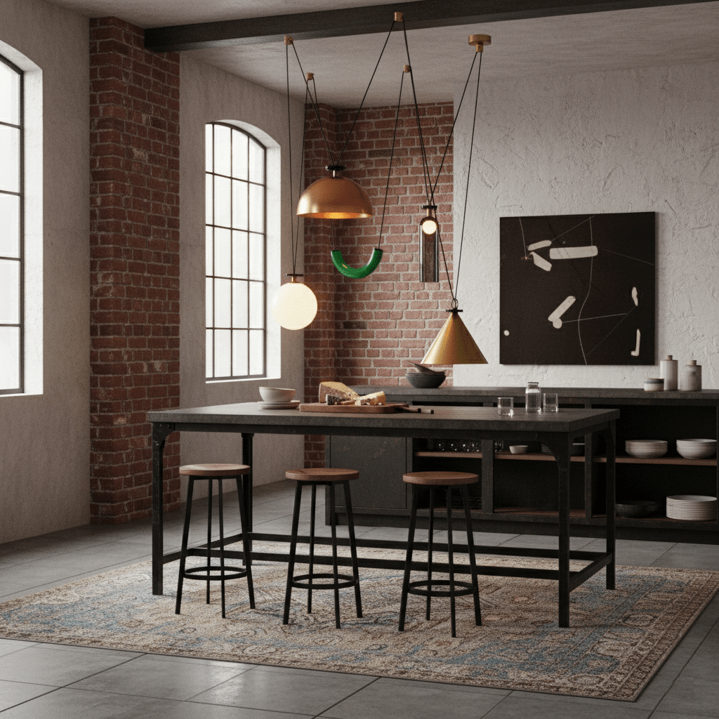 Vondisur | Minimalist Geometric Modular Pendant Light