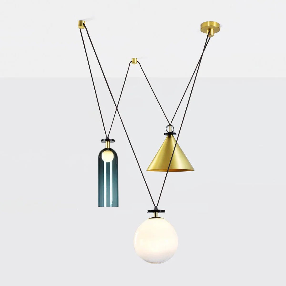 Vondisur | Minimalist Geometric Modular Pendant Light