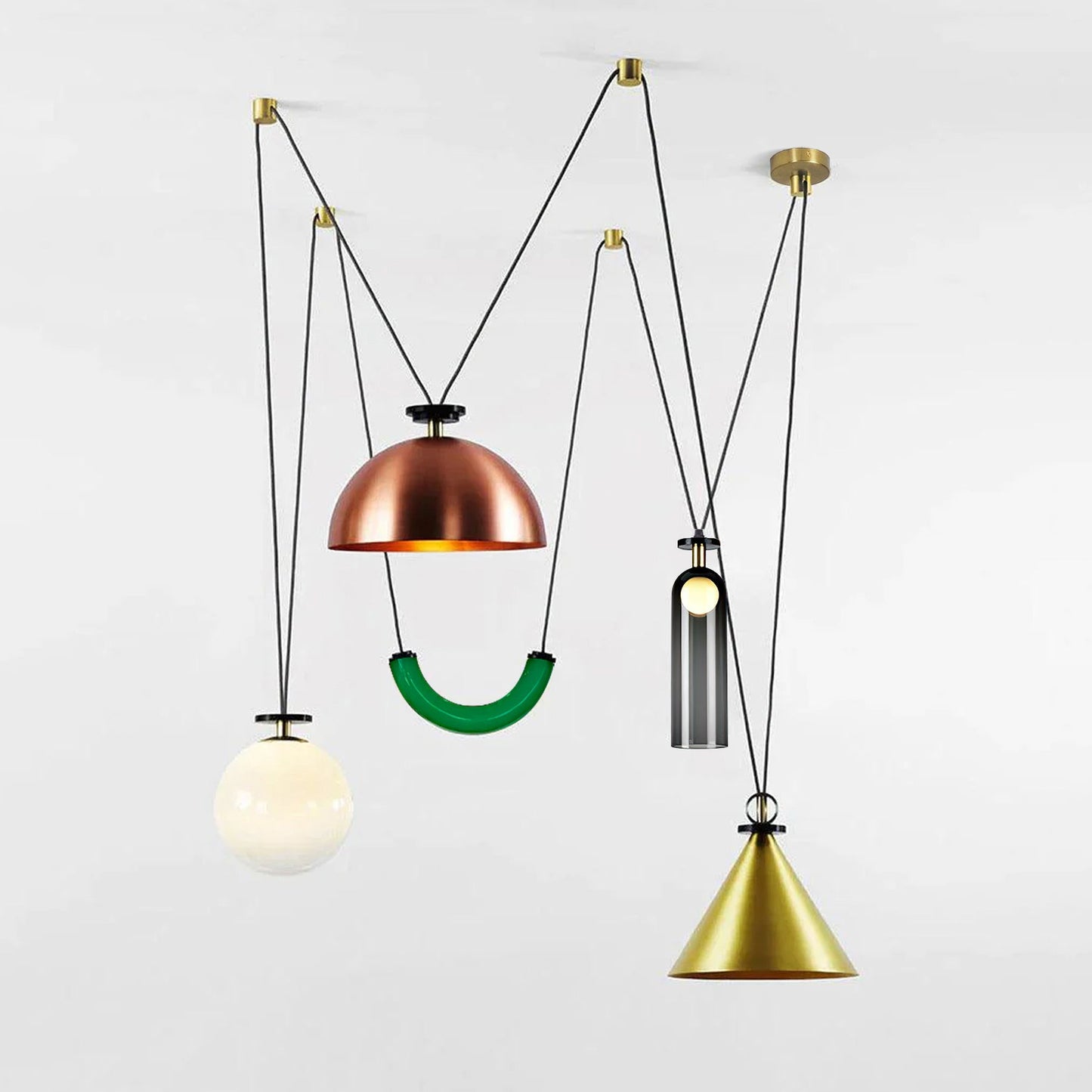 Vondisur | Minimalist Geometric Modular Pendant Light