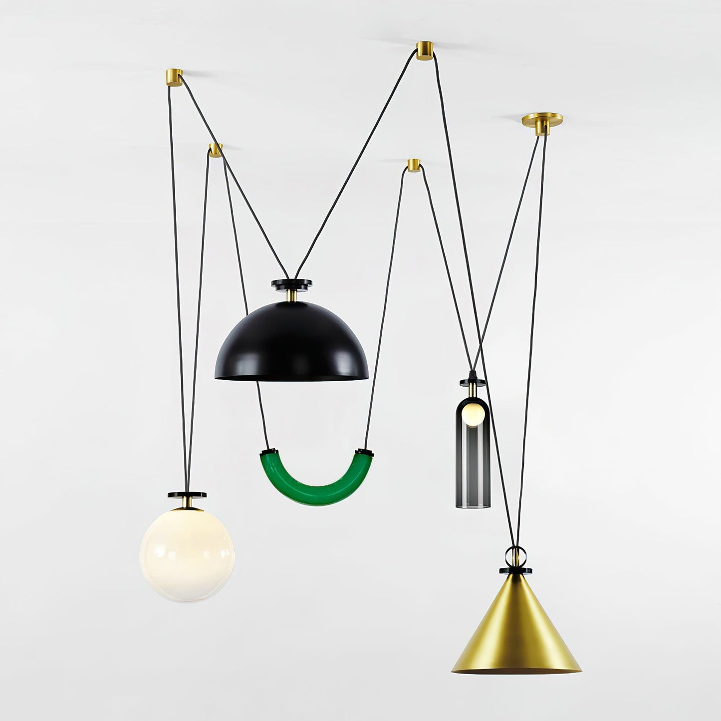 Vondisur | Minimalist Geometric Modular Pendant Light
