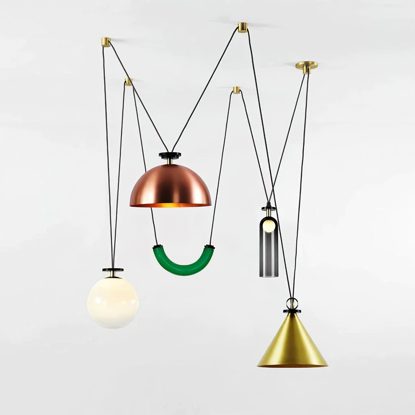 Vondisur | Minimalist Geometric Modular Pendant Light