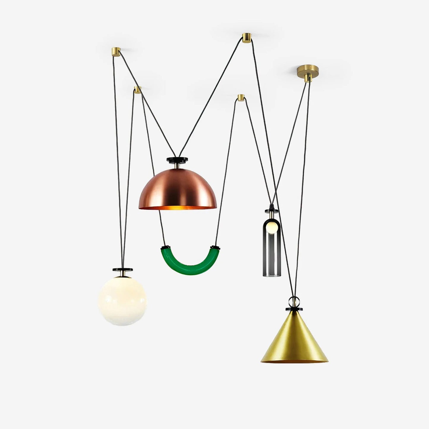 Vondisur | Minimalist Geometric Modular Pendant Light