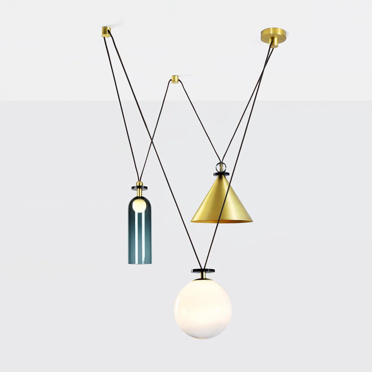 Vondisur | Minimalist Geometric Modular Pendant Light