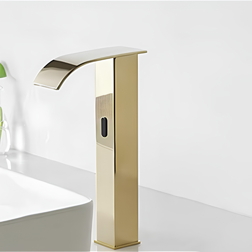 Eldrinn | Modern Arched Silhouette Automatic Motion Sensor Bathroom Sink Tap