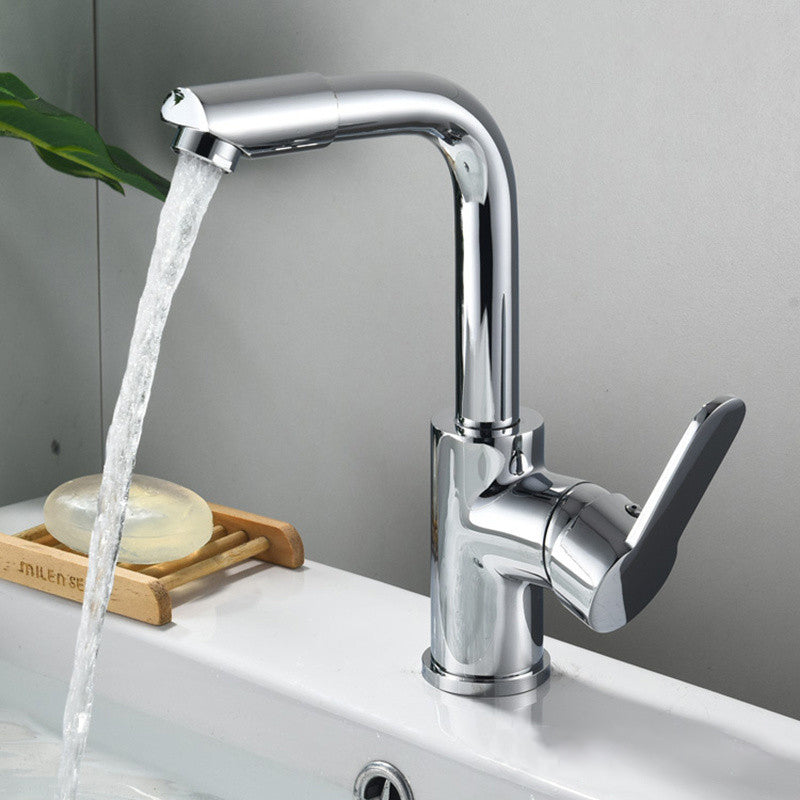 Oskiron | Sleek L-Shaped Rotatable Spout Kitchen Sink Mixer Tap