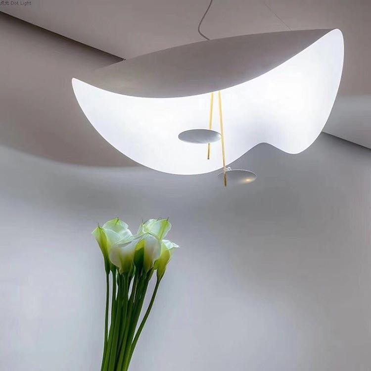 Elnari | Sculpted Leaf Silhouette Modern Pendant Ceiling Light