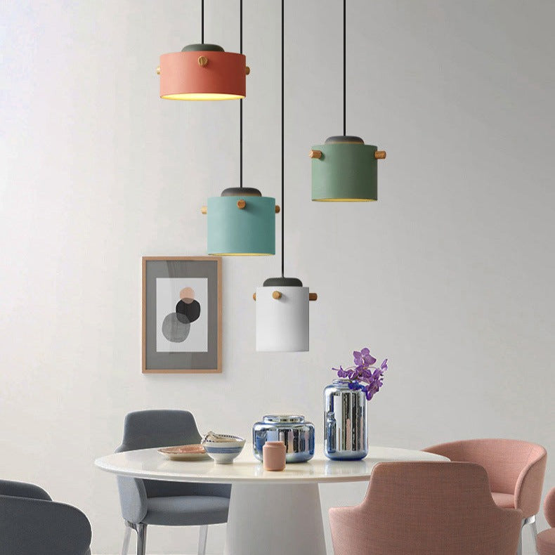 Kaelisth | Modern Geometric Macaron Pendant Light