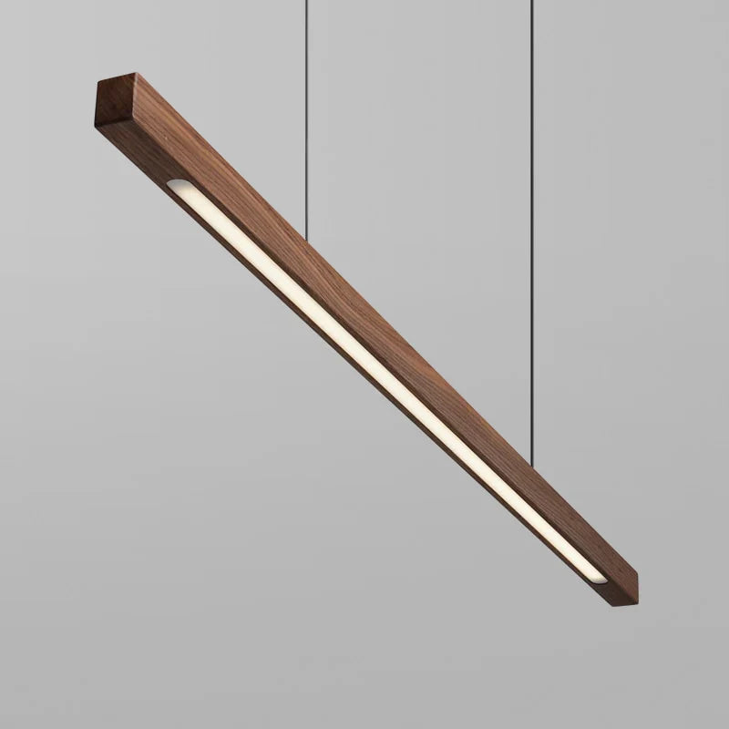 Ligna | Modern Scandinavian Linear Wooden Pendant Light