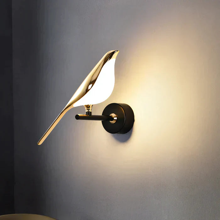 Avia | Modern Sculptural Bird Silhouette Wall Light