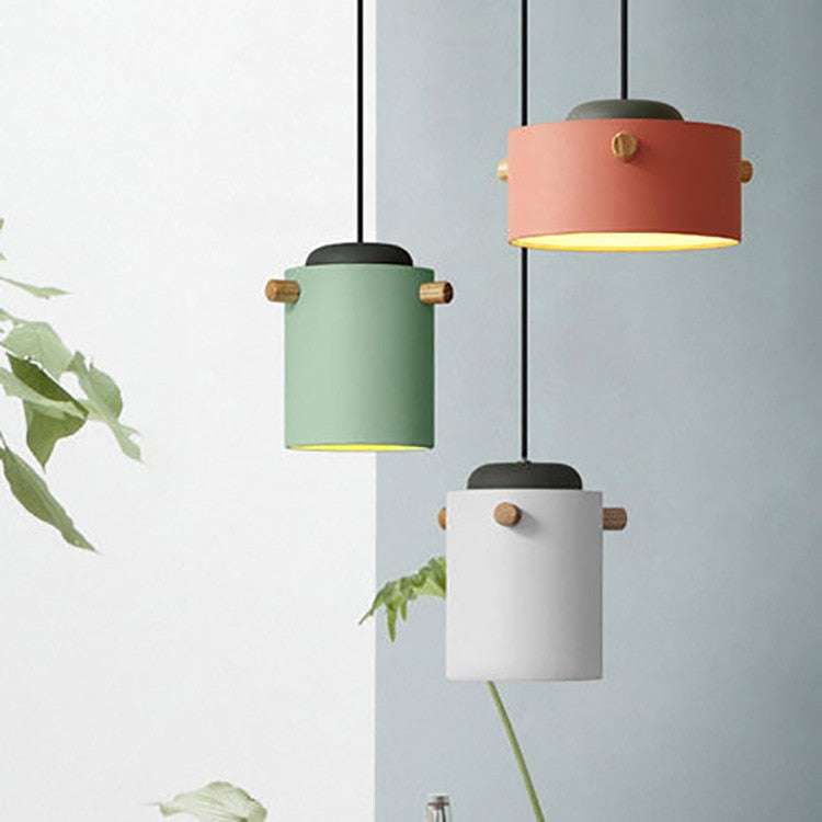 Kaelisth | Modern Geometric Macaron Pendant Light
