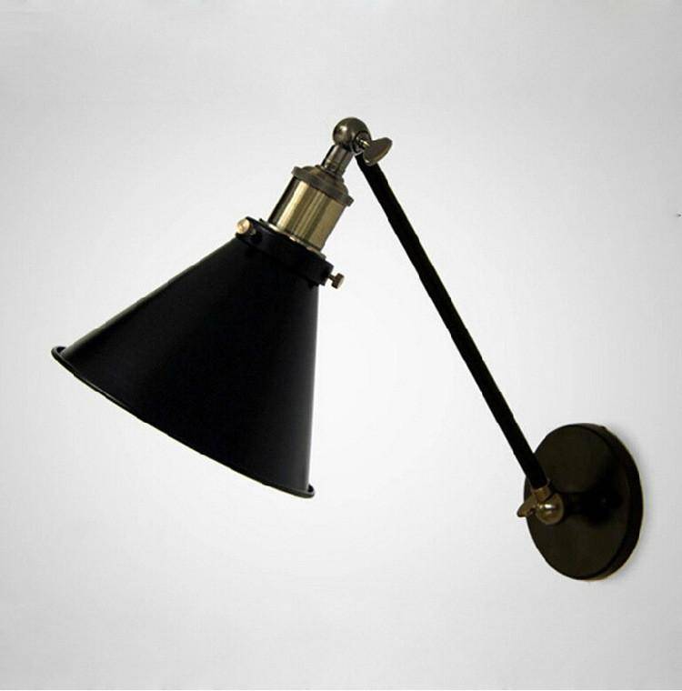 Zandroma | Vintage Domed Steel Adjustable Wall Light