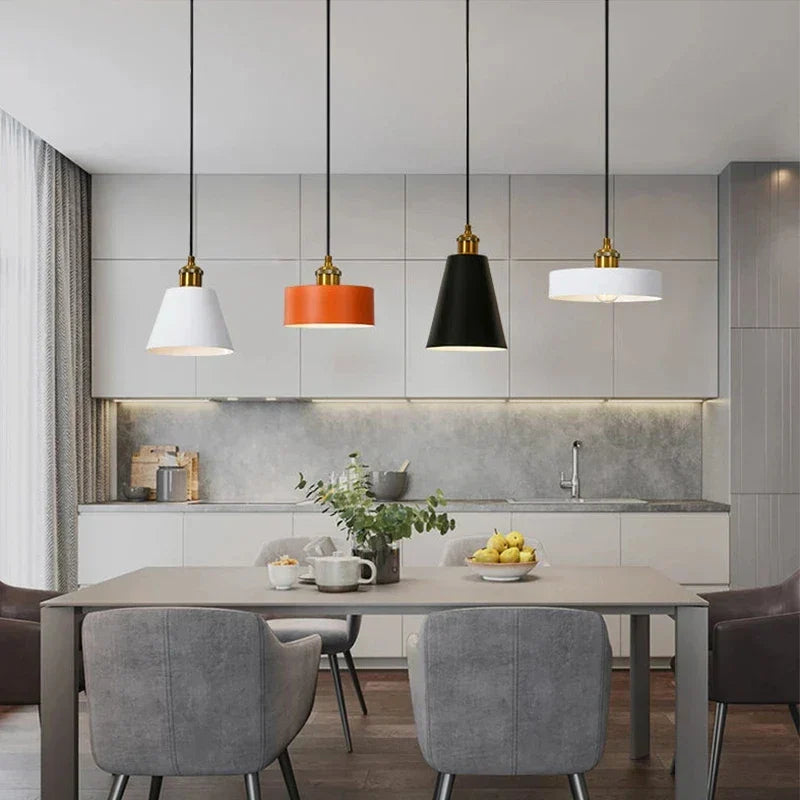 Kelythrom | Modern Graphic Domed Silhouette Pendant Light