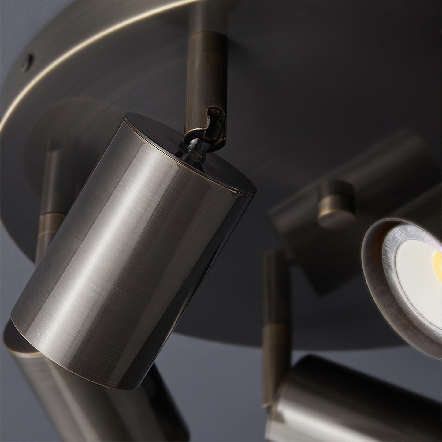 Kelspron | Barrel Silhouette Rustic Geometry Multi Light Spotlight Ceiling Light