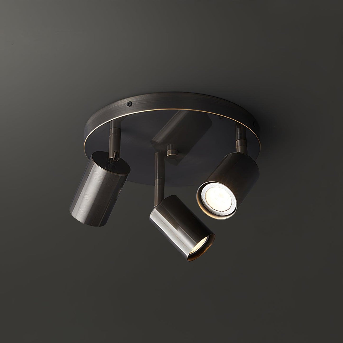Kelspron | Barrel Silhouette Rustic Geometry Multi Light Spotlight Ceiling Light
