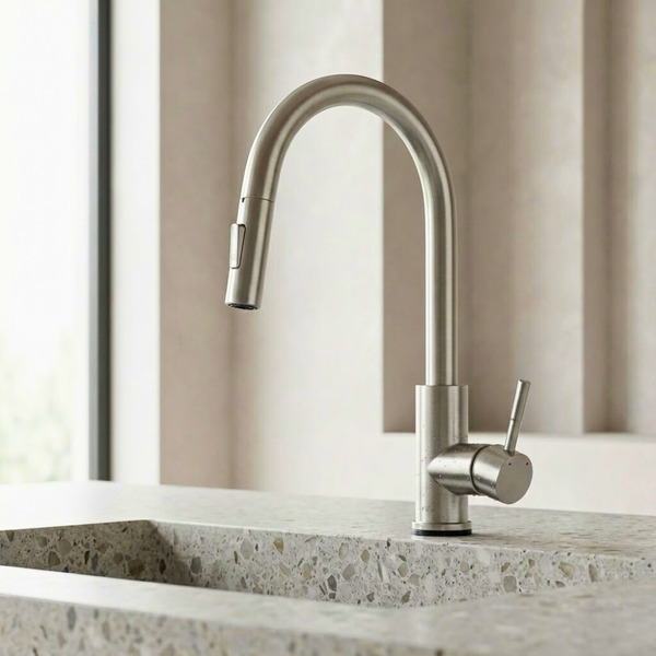 Auralux | Smart Touch Kitchen Tap with Pull-Out Sprayer