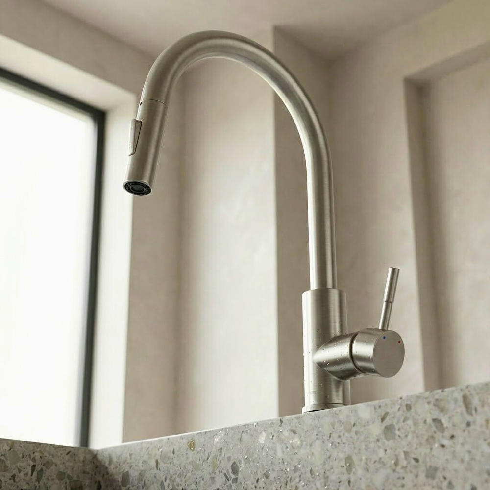 Auralux | Smart Touch Kitchen Tap with Pull-Out Sprayer