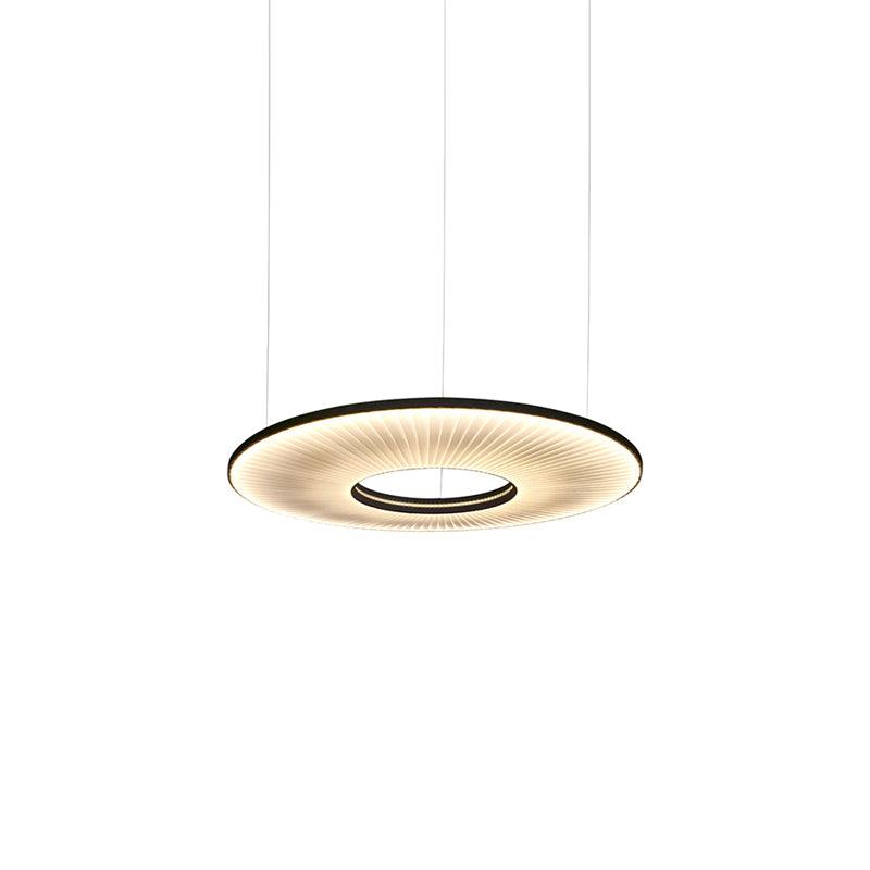 Elvandar | Pleated Fabric Architectural Floating Pendant Light