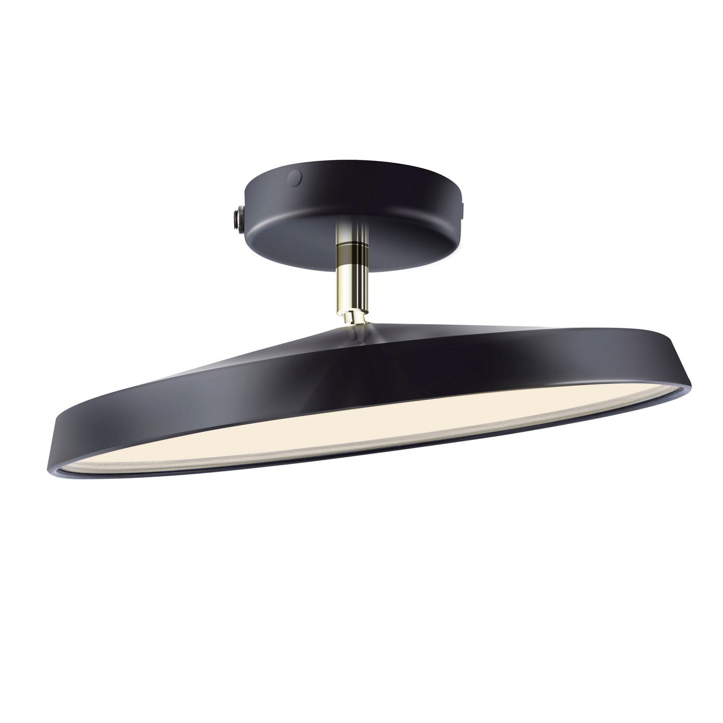 Novus | Contemporary Round Flush Mount Ceiling Light with Flat Panel
