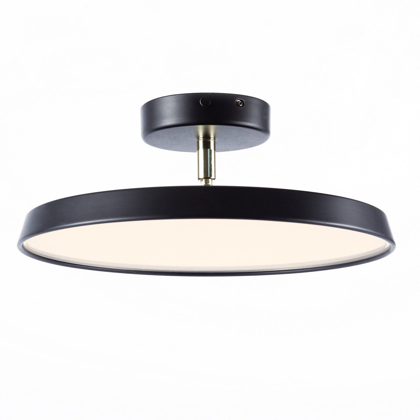 Novus | Contemporary Round Flush Mount Ceiling Light with Flat Panel