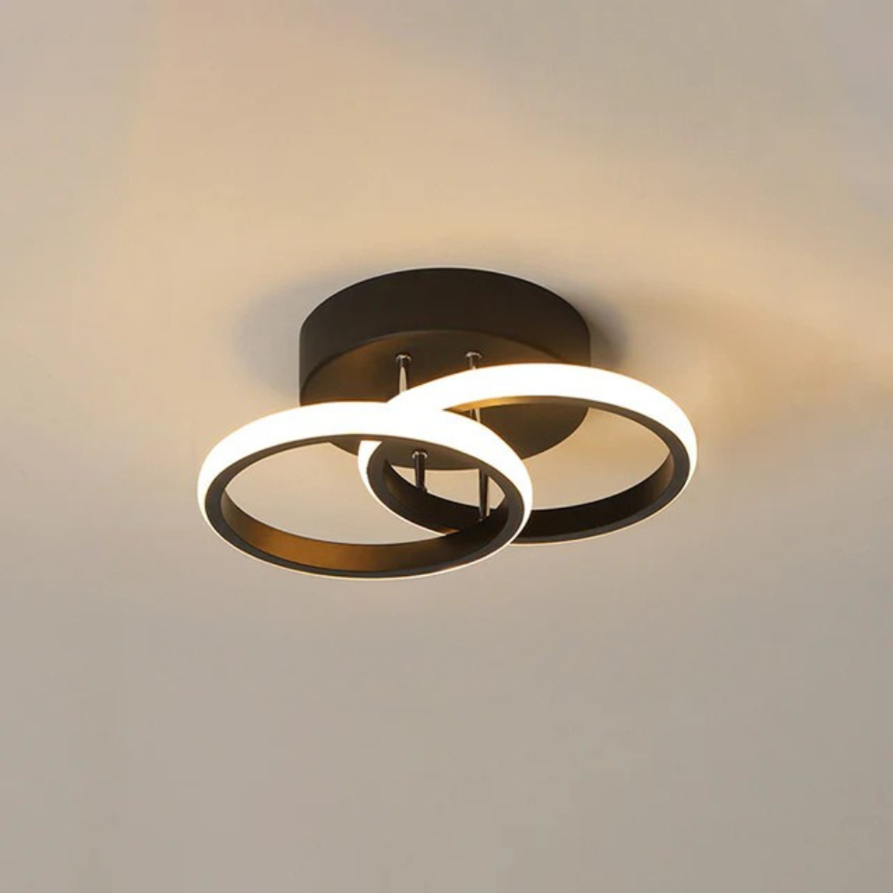 Kendrysk | Sculptural Entwined Loop Contemporary Ceiling Light