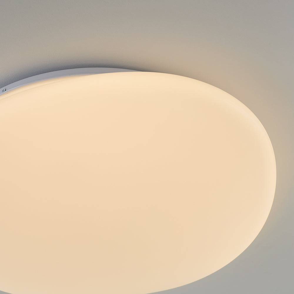 Aehelis | Modern Minimalist Irregular Pebble Silhouette LED Ceiling Light