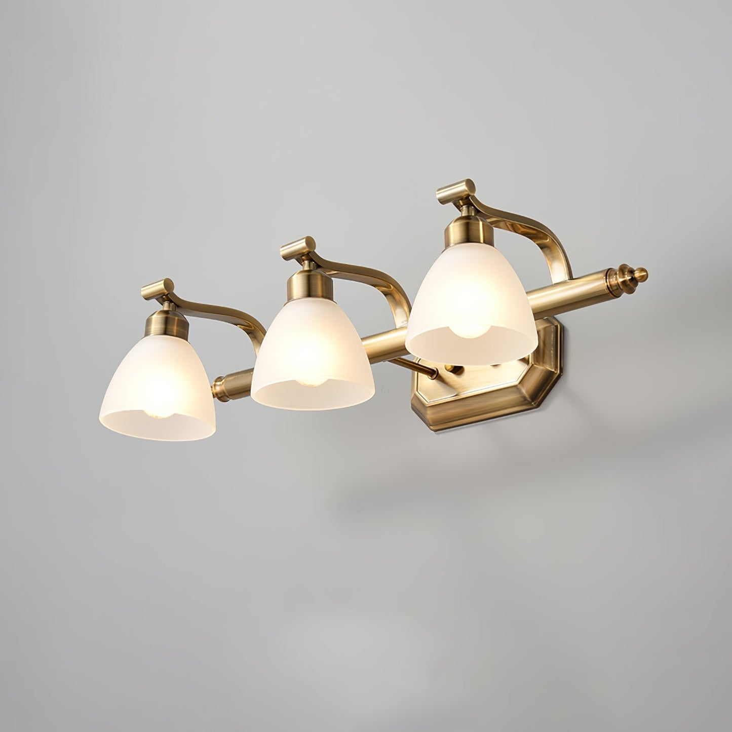 Luvidior | Scalloped Ribbed Glass Arched Frame Luxury Wall Light