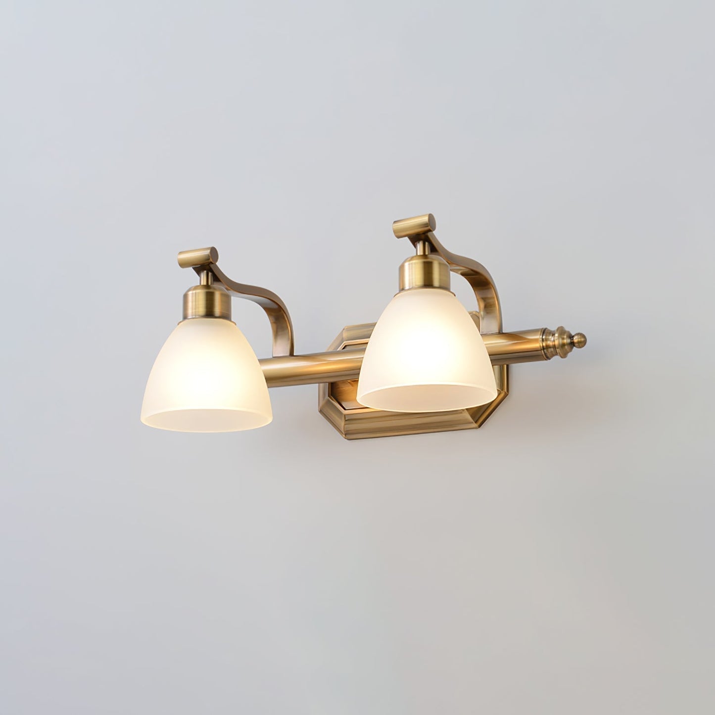 Luvidior | Scalloped Ribbed Glass Arched Frame Luxury Wall Light