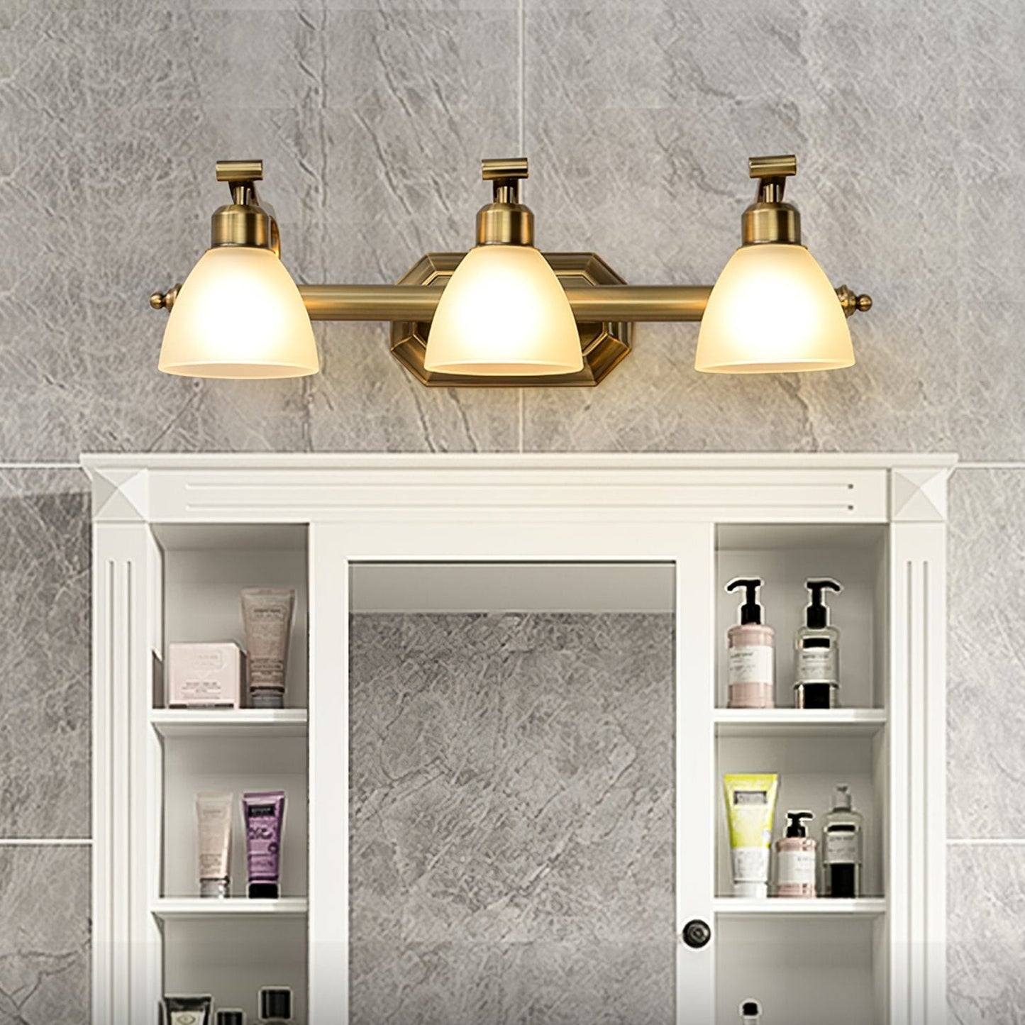 Luvidior | Scalloped Ribbed Glass Arched Frame Luxury Wall Light