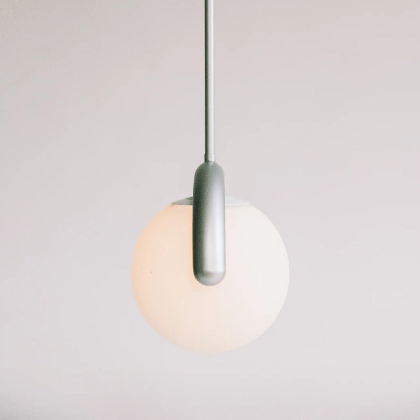 Cora | Art Nouveau Curved Tube Glass Globe Pendant Light Chandelier