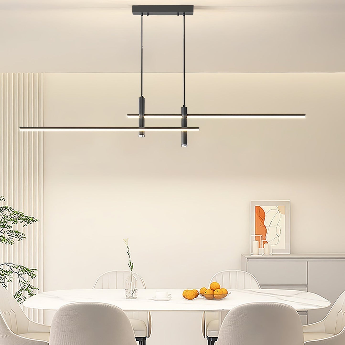 Solvorn | Linear Minimalist Cylindrical Spotlight Pendant Light